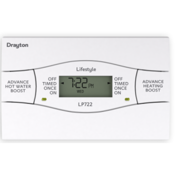 Drayton - Programmer - Electric - 7 day, 2 On/Off