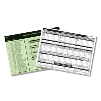 Gas Safety/Landlords Certificate Pad