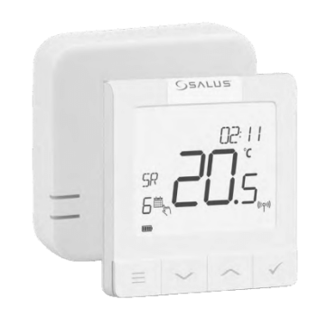 Salus - Room Thermostat - QUANTUM - Wireless WQ610RF Boiler Pl