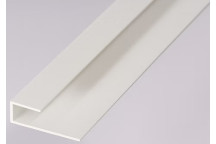 Shower Panel - End Trim 10mm (White)