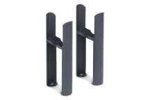 3 Column - Radiator Feet in Anthracite (Pair)