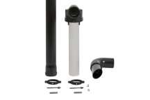 Plume Kit For Telescopic Flue (Inc. 1M Extension & Brackets)