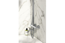 Thermostatic Shower Kit with Bath Filler - Chrome