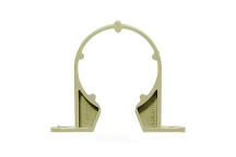 32mm Pipe Support Bracket Grey