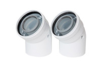 135° Flue Bend Inc. Fixing Screws (Pair)