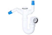 1 1/2\" Sink Trap with Twin 135 Nozzles