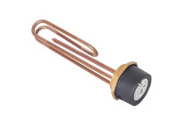 Telsa - Immersion Heater - Copper - 11\" (with Copper Pocket)