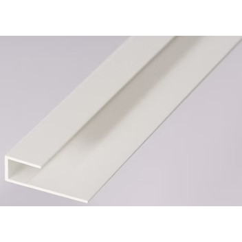 Shower Panel - End Trim 10mm (White)