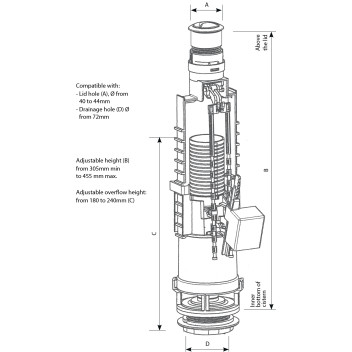 Siamp - Skipper 45 - Flush Valve