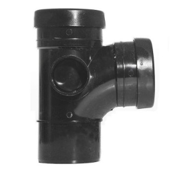 Pushfit Soil - Black - 110mm - Sipgot Tee Branch