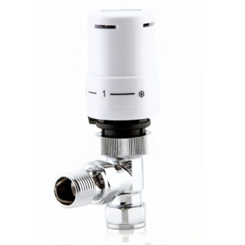 Thermostatic Radiator Valve - Angle - 15mm 1/2\"
