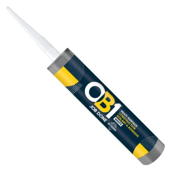 OB1 - Multi-Surface Contruction Sealant & Adhesive - Clear 290ml