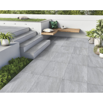 Porcelain Exterior Tile - Kandla Grey - 600X900