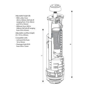 Siamp - Optima 49 - Flush Valve