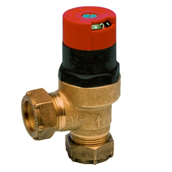 Honeywell - Auto By Pass Valve - 22mm (Angled)