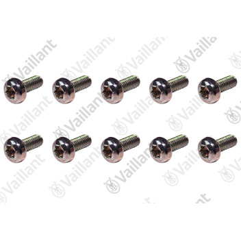 Vaillant - Lens Head Screw, M4X10, (X10)