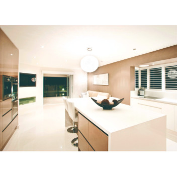 Quartz Tile - White Mirror - 300X300