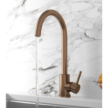 Manhattan - Kitchen Mixer Tap - Brushed Rose