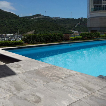 Porcelain Exterior Slab - Beside Grey - 600X600