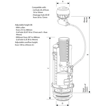 Siamp - Optima 50 - Flush Valve