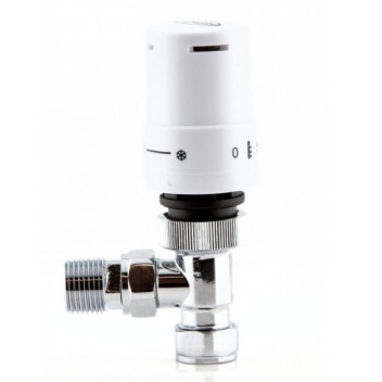 Thermostatic Radiator Valve - Angle - 15mm 1/2\"
