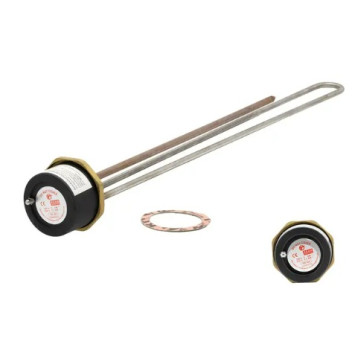 Telsa - Immersion Heater - Incoloy - 30\" (with Copper Pocket)