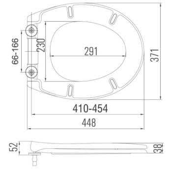 Universal Soft Close Seat