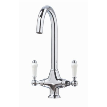 Victorian - Kitchen Mixer Tap - Chrome