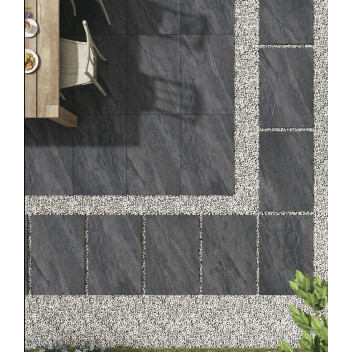 Porcelain Exterior Tile - Country Anthracite - 600X900