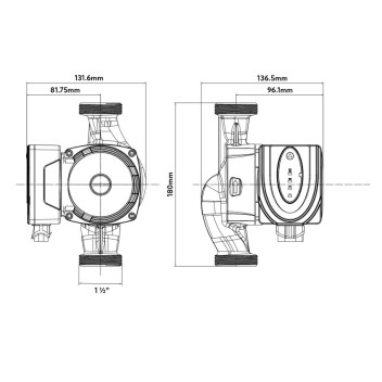 Archergas - Standard Light Commercial Pump - 25--80/180