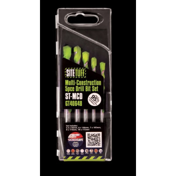 Premier Diamond - St-MCD 5 Piece Multi Construction Drill Bits Set