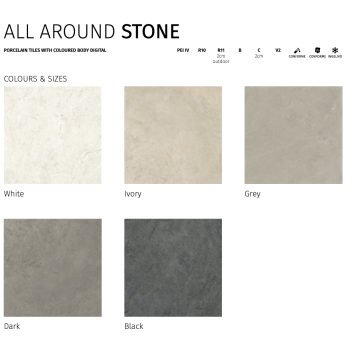 Italian Porcelain - All Around White Rett - 600X1200