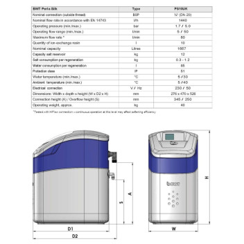 BWT - Water Softner - Perla Silk 10