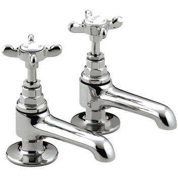 Bristan - 1901 - Traditional Basin Taps (with Long Spout)