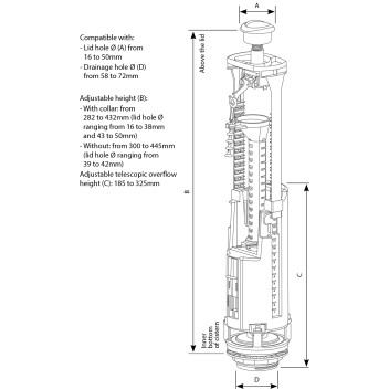 Siamp - Optima S - Flush Valve