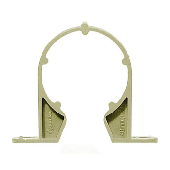 32mm Pipe Support Bracket Grey