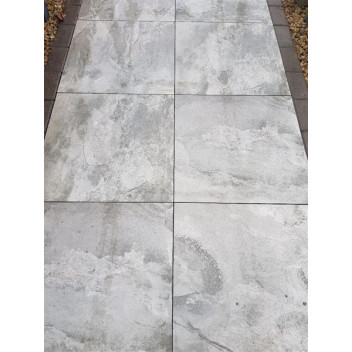 Porcelain Exterior Slab - Beside Grey - 600X600