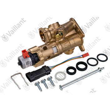 Vaillant - Diverter Valve, Brass, With Adaptor