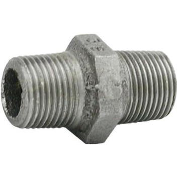 Black Iron - Hex Nipple - 3/4\"
