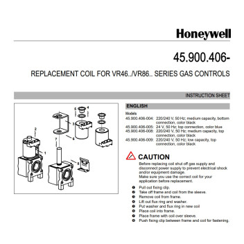 Honeywell - Red Solenoid Coil (240V)