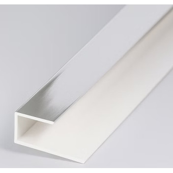 Shower Panel - End Trim 10mm (Silver)