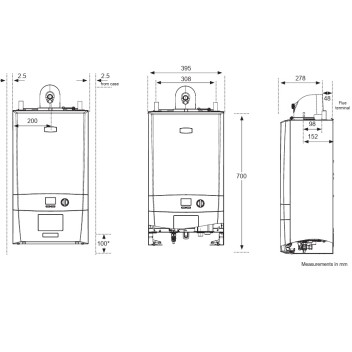 Ideal - Logic - Heat2 - 30kw (Inc H Flue)