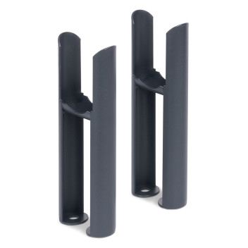 2 Column - Radiator Feet in Anthracite (Pair)