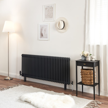 2 Column - Radiator Feet in Anthracite (Pair)