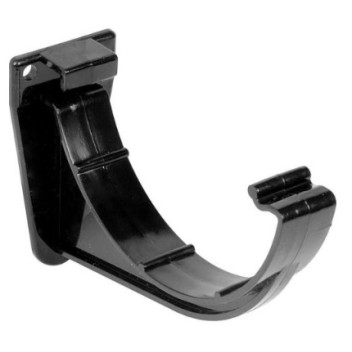 Rainwater - Half Round - Black - 112mm - Fascia Bracket