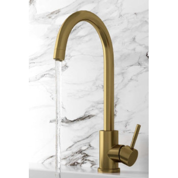 Manhattan - Kitchen Mixer Tap - Brushed Brass