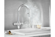 KOGE -  Hot Water Tap Kit - 4-in-1 Swan (Chrome)