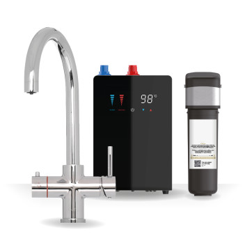 Brew Master - Hot Water Tap - 4-1 (Chrome) Digital Kit & Filt Brew Master - Hot Water Tap - 4-1 (Chrome) Digital Kit & Filt
