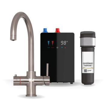 Brew Master - Hot Water Tap - 3-1 (Nickel) Digital Kit & Filt Brew Master - Hot Water Tap - 3-1 (Nickel) Digital Kit & Filt