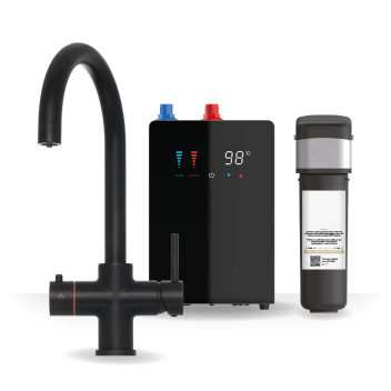 Brew Master - Hot Water Tap - 3-1 (Matt Black) Digital Kit & Filter Brew Master - Hot Water Tap - 3-1 (Matt Black) Digital Kit & Filter